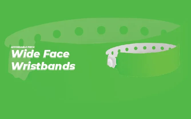 Wide Face Wristbands