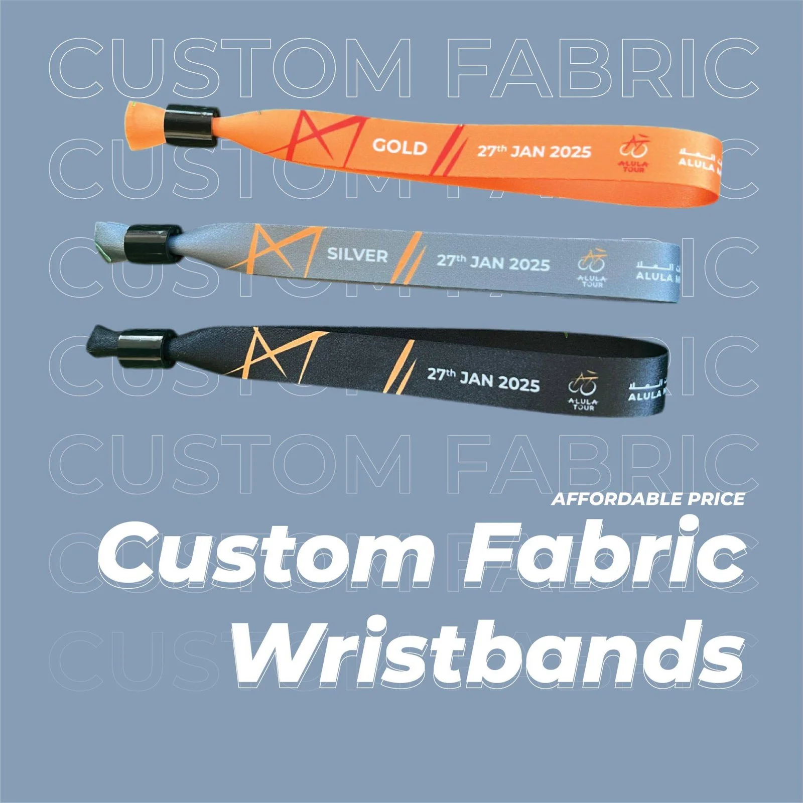 Custom Fabric Wristbands